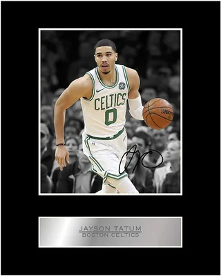 Джейсон Татум подписал смонтированную фотовыставку Boston Celtics # 01 NBA Printed Autograph Gift Picture Print : Amazon.ca: Главная картинки