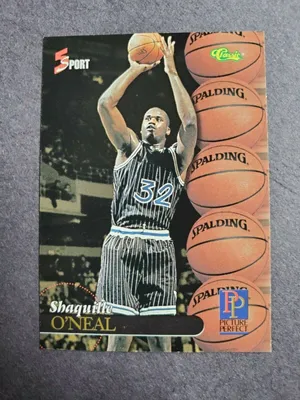 1995 Classic 5 Sport Basketball - Picture Perfect - SHAQUILLE O'NEAL # 199 - NMT | eBay картинки