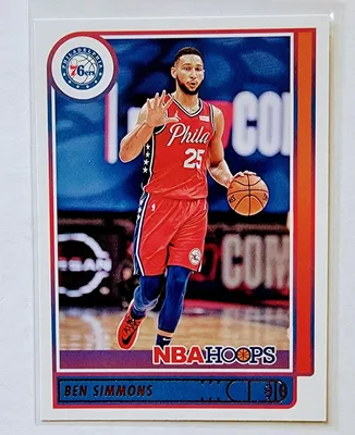 Баскетбольная карточка Panini NBA Hoops с Беном Симмонсом 2021-22 AVM1 картинки