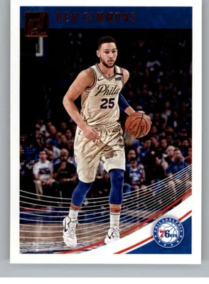 Amazon.com: Баскетбольная карточка Ben Simmons Philadelphia 76ers 2018-19 Donruss # 59: предметы коллекционирования и изобразительное искусство картинки