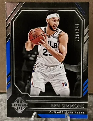 БАСКЕТБОЛЬНАЯ КАРТОЧКА PANINI MAJESTIC Ben Simmons /249 THICK #370 | eBay картинки