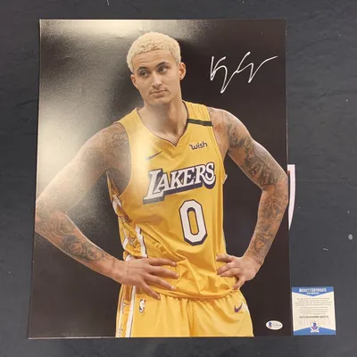 Кайл Кузма подписал фото 16x20 Los Angeles Lakers с автографом BAS COA | eBay картинки