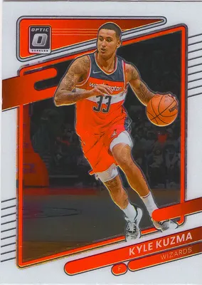 Кайл Кузма Базовая карта Optic Basketball Chrome 2021-22 # 15 Washington Wizards | eBay картинки