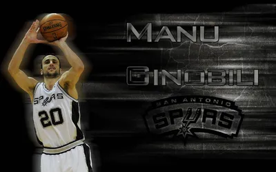 Скачать Manu Ginobili Spurs Fanart Poster Wallpaper | Обои.com картинки