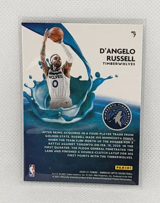 D'Angelo Russell /20 RARE White Sparkle Optic LA iuu.org.tr картинки