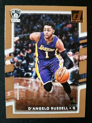 G65 2017-18 Panini Donruss BRONZE DANGELO RUSSELL Basketball Card LAKERS |  eBay картинки