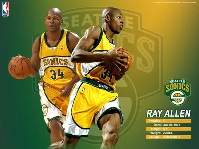 Рэй Аллен Соникс Обои | Баскетбольные карточки, Ray allen, Спортивные карточки картинки