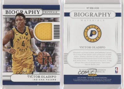 2019-20 Panini National Treasures Biography Materials /99 Виктор Оладипо #BM-VOD | eBay картинки