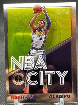 2019-20 Hoops Premium Stock Basketball Card Victor Oladipo NBA City Insert | eBay картинки