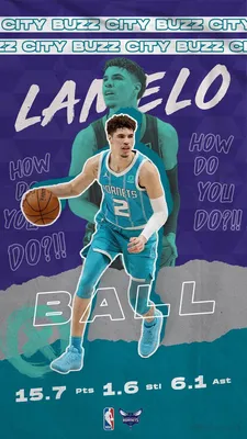 LaMelo Ball Обои Фанарт Шарлотта Хорнетс | Lamelo ball, Мяч, Фан-арт картинки