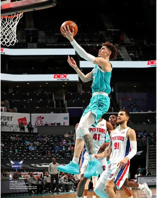 LaMelo Ball Charlotte Hornets Неподписанная левая фотография | eBay картинки