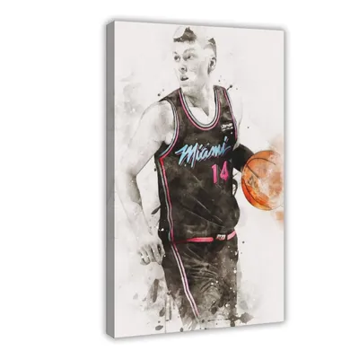 Amazon.com: QINQUAN Tyler Herro Basketball Poster 8 Canvas Wall Art Decor Картины Картина для украшения дома Гостиная Рамка: 24x36 дюймов (60x90 см): Плакаты \ u0026 Prints картинки