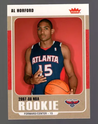 2007-08 Баскетбольная карточка Fleer Glossy Atlanta Hawks № 217 Эл Хорфорд RC | eBay картинки