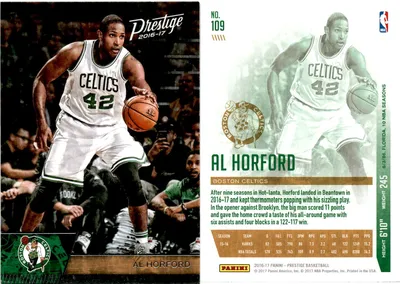 Эл Хорфорд Баскетбольная карточка Panini Prestige 2016 109 Бостон Селтикс | eBay картинки