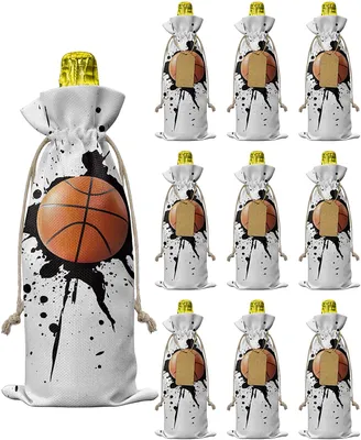 10 Pack Wine Bags with Drawstring \ u0026 Tags, Basketball Ink Splashing Background Крышки для бутылок вина на свадьбу, день рождения, Рождество, вечеринку, новоселье, домашнее хранение: Amazon.ca: Home картинки