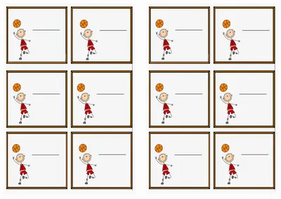 Free Printable Basketball Tags - Printable Word Searchs картинки