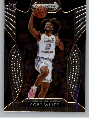 Amazon.com: 2019-2020 Panini Prizm Draft #70 Coby White RC Rookie North Carolina Tar Heels Баскетбольная коллекционная карточка: предметы коллекционирования и изобразительное искусство картинки