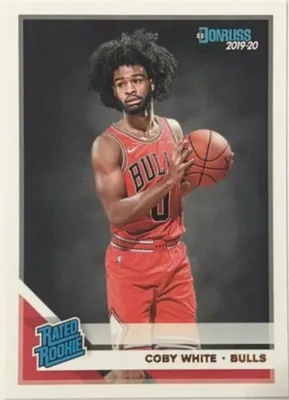 Future Watch: баскетбольные карточки Coby White Rookie Rookie, Bulls картинки