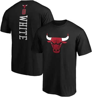 Мужская баскетбольная майка Chicago Bulls #0 Coby White Appearance T-Shirt Баскетбольный топ Быстросохнущая одежда для тренировок Толстовка с коротким рукавом, M: купить онлайн по лучшей цене в ОАЭ — Amazon.ae картинки