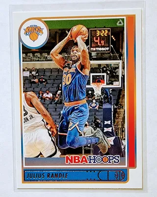 Баскетбольная карточка Panini NBA Hoops Джулиуса Рэндла 2021-22 AVM1 картинки