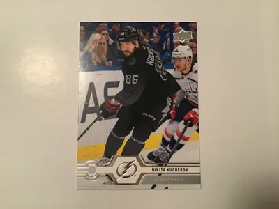 2019-20 Upper Deck Hockey Series One Никита Кучеров #22 Молния | eBay картинки