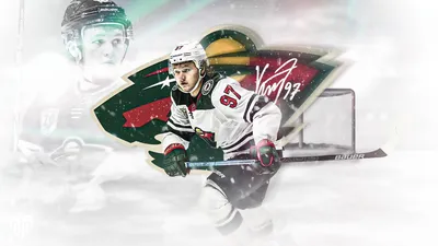 Скачать Кирилл Капризов Minnesota Wild Poster Обои | Обои.com картинки