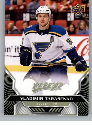 Amazon.com: 2020–21 MVP Upper Deck № 54 Владимир Тарасенко Сент-Луис Блюз Хоккейная коллекционная карточка НХЛ: коллекционные предметы и изобразительное искусство картинки