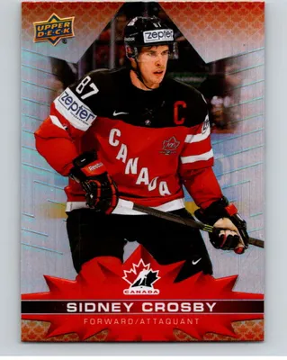 2021-22 Upper Deck Тим Хортонс, сборная Канады #2, Сидни Кросби, V52522 – Hockey Card World Inc. картинки