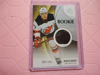 2019-20 SP GAME Б/У ХОККЕЙНЫЕ СВИТЕРА ДЛЯ НОВИЧКОВ НИКИТА ГУСЕВ RS-NG NEW JERSEY DEVILS | eBay картинки