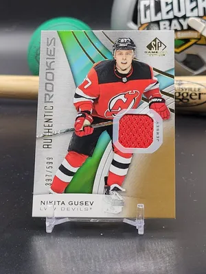 2019-20 Upper Deck SP Game-Used #146 Никита Гусев RC Jersey/599 (CB) | eBay картинки