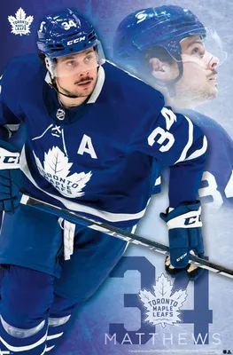 Trends International NHL Toronto Maple Leafs-Auston Matthews 21 Wall Poster, 22.375\ картинки