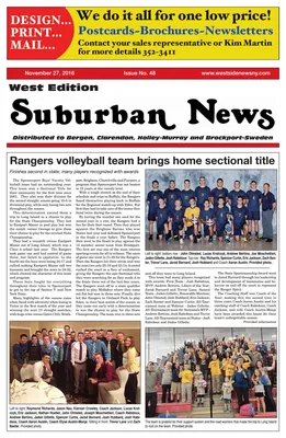 Suburban News West Edition — 27 ноября 2016 г., Westside News Inc. — Issuu картинки