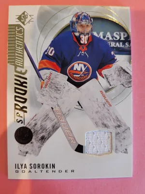 Лот из 2 Джерси Илья Сорокин \ u0026 Blue Rookie Authentics RC 2020-21 Upper Deck SP | eBay картинки