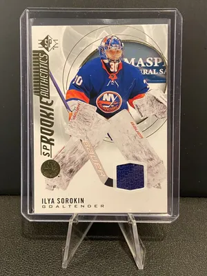 2020-21 SP Rookie Authentics Gold Jersey #116 Илья Сорокин RC New York Islanders | eBay картинки