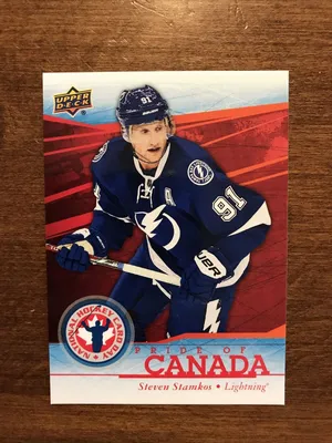 Стивен Стэмкос День национальной хоккейной карты Upper Deck 2014 Tampa Bay Lightning | eBay картинки