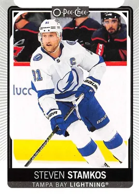 Amazon.com: 2021-22 O-Pee-Chee #6 Steven Stamkos Tampa Bay Lightning Официальная хоккейная карточка NHL From Upper Deck in Raw (NM или лучше) Состояние: коллекционные предметы \u0026 Fine Art картинки