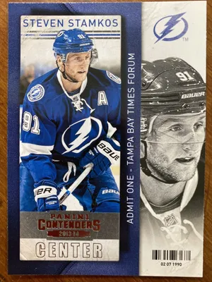 13-14 Panini Contenders Hockey 38 Стивен Стэмкос | eBay картинки