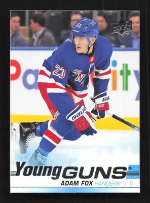 Мавин | Адам Фокс 2019-20 Upper Deck UD Young Guns YG Rookie Card RC #228 картинки