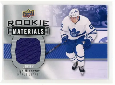 2019-20 Upper Deck Илья Михеев Rookie Materials #RM-IM Мейпл Лифс Джерси | eBay картинки