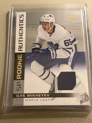 2019-20 SP Hockey Rookie Authentics Джерси #111 Илья Михеев | eBay картинки