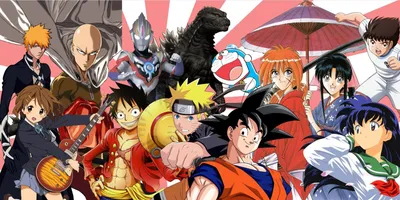 966744 Химура Кеншин, One Piece, Dragon Ball, K-ON!, Сайтама, Самурай X, Руруни Кеншин, Япония, Наруто (аниме), Сон Гоку, Монки Д. Луффи, Блич, Инуяша, Ванпанчмен, Узумаки Наруто, Капитан Цубаса, Годзилла, Куросаки Ичиго, картинки