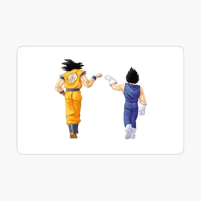 Магнит Dragon Ball Z Friends Goku Vegeta для продажи от raphael02100 | Redbubble картинки