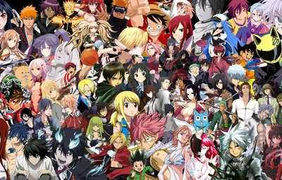 Обои Bleach, Death Note, Naruto, One Piece, Ao no Exorcist, Beelzebub, Fullmetal Alchemist, Fairy Tail, Naruto Shippuden, Dragon Ball, K-On!, D.Gray-Man, Kuroko from Basket, Durarara, Danganronpa, Noragami картинки для рабочего стола, раздел сёнэн картинки