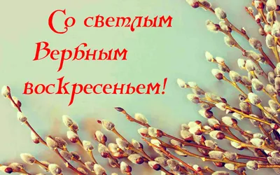 Картинка Вербное воскресенье 25 апреля 2021 » Разные праздники » Праздники  » Картинки 24 - скачать картинки бесплатно картинки