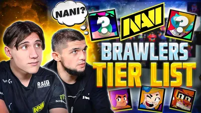 NAVI BRAWL STARS - Tier List Brawlers (NAVI Challenge) - YouTube картинки