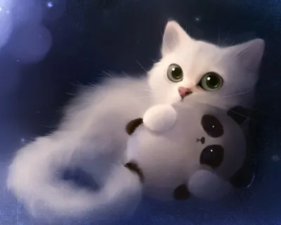 Дизайнерские обои на ipod 4 | Cute anime cat, Anime cat, Cute animals картинки