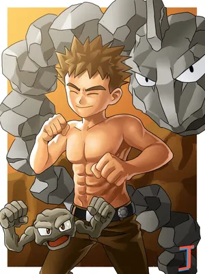 Junkcrab ar Twitter: \"Brock (Pewter Gym) #Pokemon #Nintendo #PokemonGo #pokemonfanart #FANART #game #illustration #gamefanart #gym #gamefreak #ポケモン https://t.co/RcYbYkLWzh\" / Twitter картинки