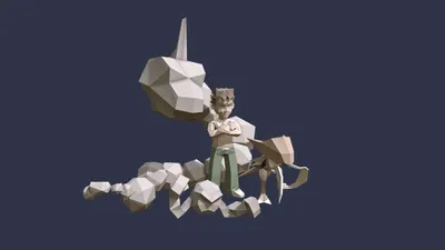 Брок (Покемон) - Скачать бесплатную 3D модель от DavidA3D (@DavidA3D) [239d318] картинки