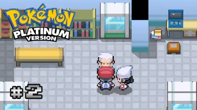 Pokemon Platinum #2 — Лаборатория профессора Роуэна — YouTube картинки