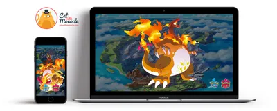 Pokemon Sword and Shield Gigantamax Charizard Wallpapers - Кошка с моноклем картинки